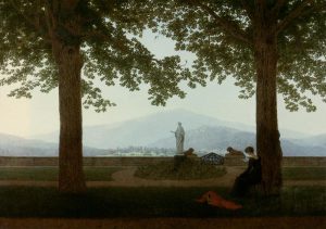 Caspar David Friedrich „Gartenterrasse“  70 x 53 cm