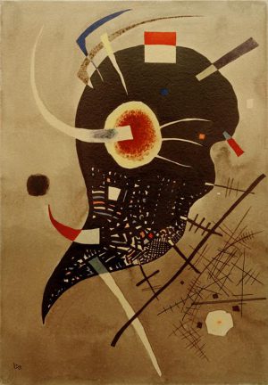 Wassily Kandinsky „Black Tension“ 33 x 46 cm