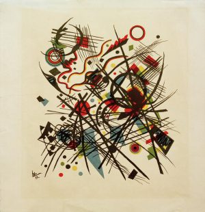 Wassily Kandinsky „Komposition“ 24 x 27 cm