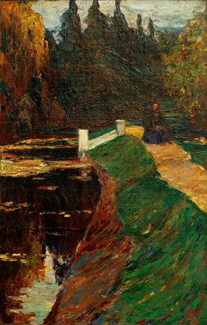 Wassily Kandinsky „Schleuse“ 51 x 78 cm