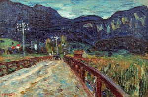Wassily Kandinsky „Kochel Die Brücke“ 45 x 30 cm