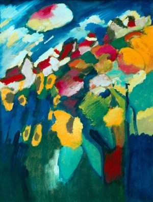 Wassily Kandinsky „Murnau Garten“ 51 x 67 cm
