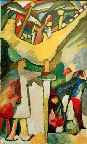 Wassily Kandinsky „Improvisation“ 73 x 125 cm