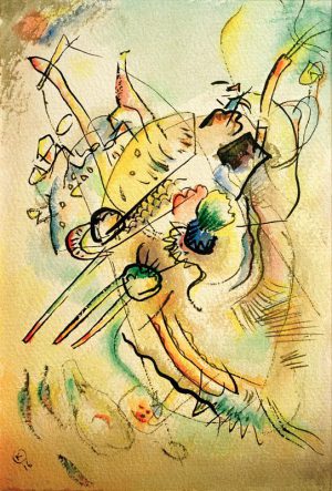 Wassily Kandinsky „Komposition“ 21 x 30 cm