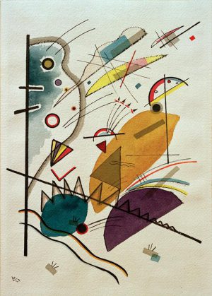 Wassily Kandinsky „Komposition“ 25 x 36 cm