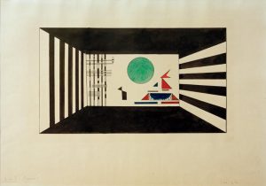 Wassily Kandinsky „Bilder Einer Ausstellung Bild Gnomus“ 57 x 38 cm