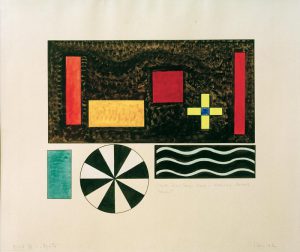 Wassily Kandinsky „Bilder Einer Ausstellung Bild Bydlo“ 51 x 39 cm
