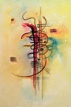 Wassily Kandinsky „Aquarell“ 32 x 48 cm