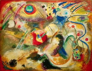 Wassily Kandinsky „Unbenanntes Bild Sintflut“ 139 x 108 cm