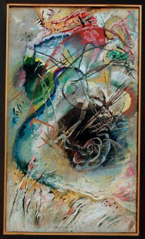 Wassily Kandinsky „Unbenannte Improvisation “ 73 x 125 cm