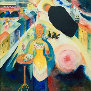 Wassily Kandinsky „Damen Moskau“ 109 x 109 cm