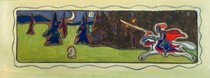 Wassily Kandinsky „Dämmerung“ 47 x 16 cm