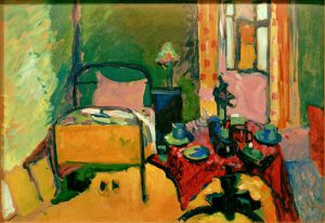 Wassily Kandinsky „Schlafzimmern Der Ainmillerstraße“ 69 x 48 cm
