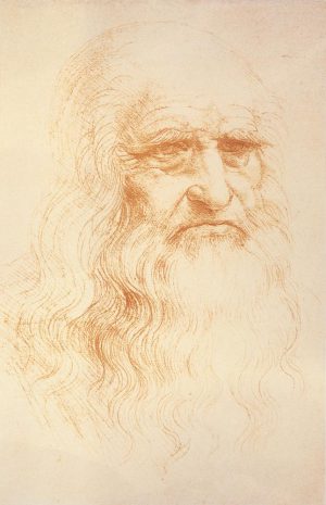 Leonardo da Vinci „Selbstbildnis“ 21 x 33 cm