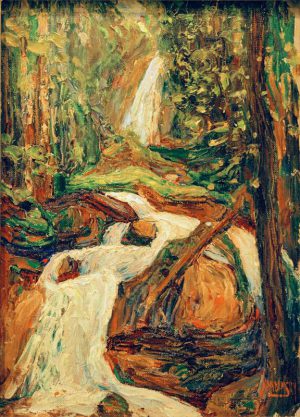 Wassily Kandinsky „Kochel Wasserfall“ 23 x 32 cm