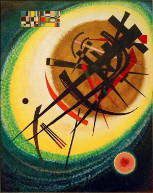 Wassily Kandinsky „Im Hellen Oval“ 59 x 74 cm