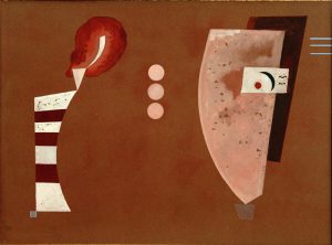 Wassily Kandinsky „Mitten Kreise“ 48 x 33 cm