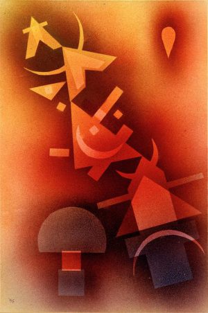 Wassily Kandinsky „Aus Kühlen Tiefen“ 32 x 48 cm