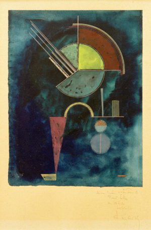 Wassily Kandinsky „Schwache Stütze“ 24 x 31 cm