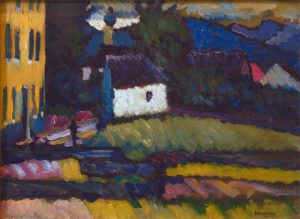 Wassily Kandinsky „Peterskapellen Murnau“ 43 x 33 cm