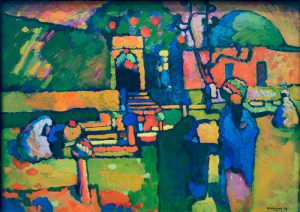 Wassily Kandinsky „Arabischer Friedhof“ 98 x 71 cm