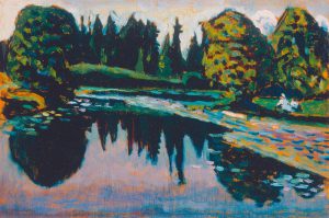Wassily Kandinsky „Der Flußm Sommer“ 29 x 19 cm