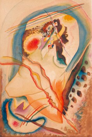 Wassily Kandinsky „Abstrakte Komposition“ 22 x 33 cm