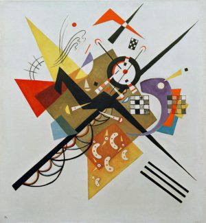 Wassily Kandinsky „Auf Weiß“ 98 x 105 cm