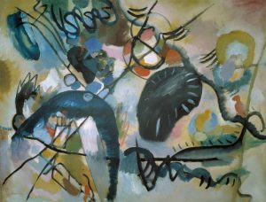 Wassily Kandinsky „Schwarzer Fleck“ 130 x 100 cm
