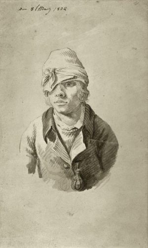 Caspar David Friedrich „Selbstbildnis mit Mütze“  107 x 175 cm
