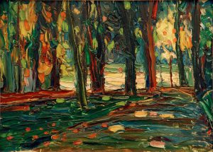Wassily Kandinsky „Im Parkon Saint Cloud“ 37 x 24 cm