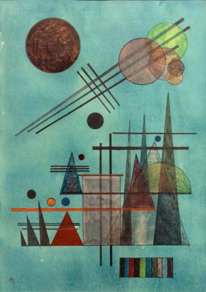 Wassily Kandinsky „Quer Und Hoch“ 24 x 34 cm