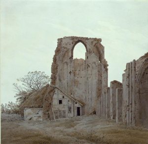 Caspar David Friedrich „Abtei bei Greifswald“  235 x 227 cm
