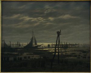 Caspar David Friedrich „Sumpfiger Strand“  31 x 25 cm