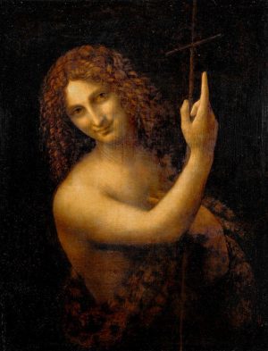 Leonardo da Vinci „Johannes der Täufer“ 57 x 69 cm