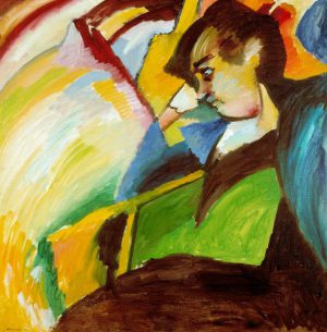 Wassily Kandinsky „Dame“ 109 x 110 cm