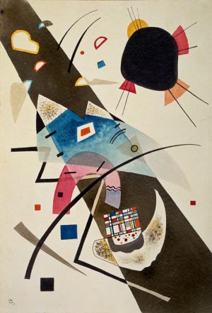 Wassily Kandinsky „Zwei Schwarze Flecke“ 33 x 48 cm