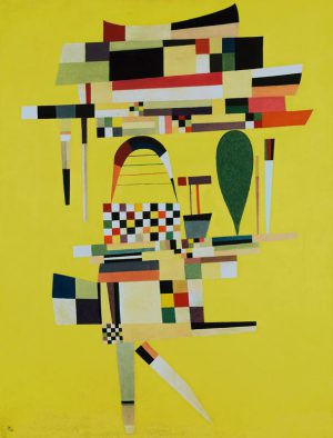 Wassily Kandinsky „Die Gelbe Leinwand“ 89 x 116 cm