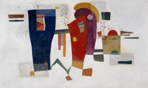 Wassily Kandinsky „Kontrast Mit Begleitung“ 162 x 97 cm