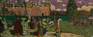 Wassily Kandinsky „Russische Szene“ 54 x 21 cm
