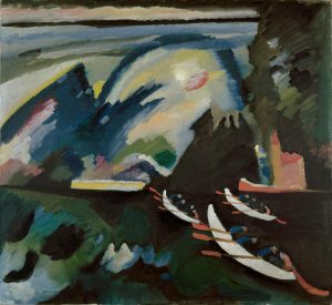 Wassily Kandinsky „Kahnfahrt See“ 105 x 98 cm
