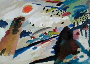 Wassily Kandinsky „Romantische Landschaft“ 129 x 94 cm