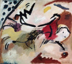 Wassily Kandinsky „Improvisation Pferde“ 108 x 94 cm
