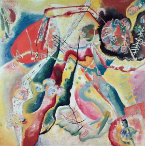 Wassily Kandinsky „Roter Fleck“ 130 x 130 cm