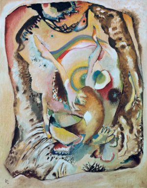 Wassily Kandinsky „Bild Auf Dem Hellen Grund“ 78 x 100 cm
