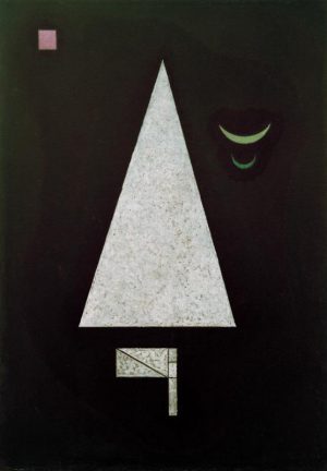 Wassily Kandinsky „Weiße Schärfe“ 48 x 70 cm