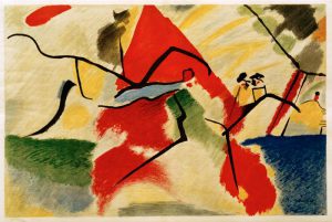 Wassily Kandinsky „Impression“ 56 x 37 cm