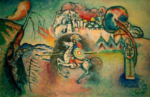 Wassily Kandinsky „Reiter St Georg“ 91 x 61 cm