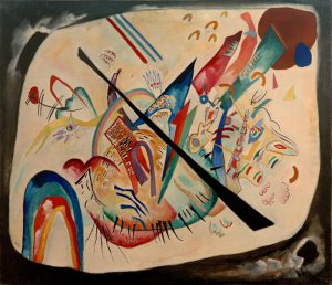 Wassily Kandinsky „Weißes Oval“ 93 x 80 cm