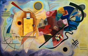 Wassily Kandinsky „Gelb Rot Blau“ 201 x 128 cm